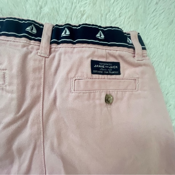 Janie And Jack Baby Boys Pink Sailor Boat Cotton Shorts Size 12–18m - Picture 3 of 4